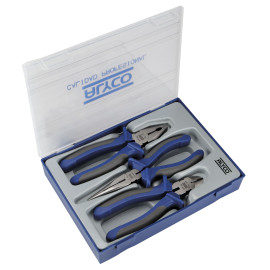 JEU DE 3 PINCES BOÎTE EN PLASTIQUE